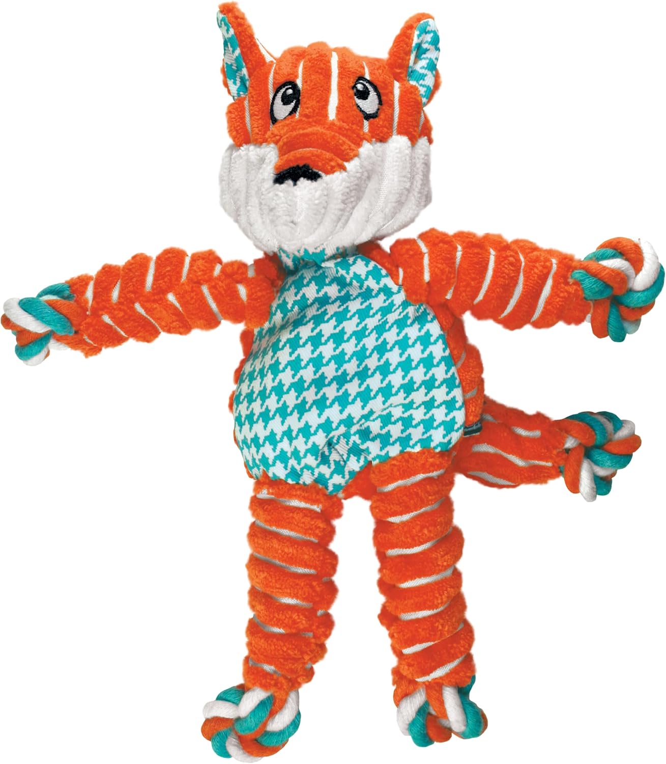 KONG Floppy Knots Dog Toy, Fox, Small/Medium